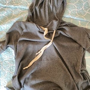 simple grey hoodie
